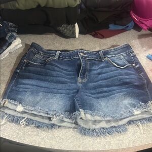 Kancan Denim Blue Women's Shorts